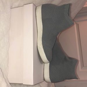 Soda Grey Slip On Sneakers